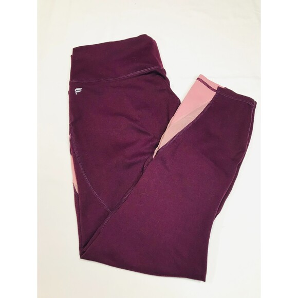 Fabletics Powerhold Women's Mid Rise Leggings Mesh Inserts, Size M - Picture 2 of 3